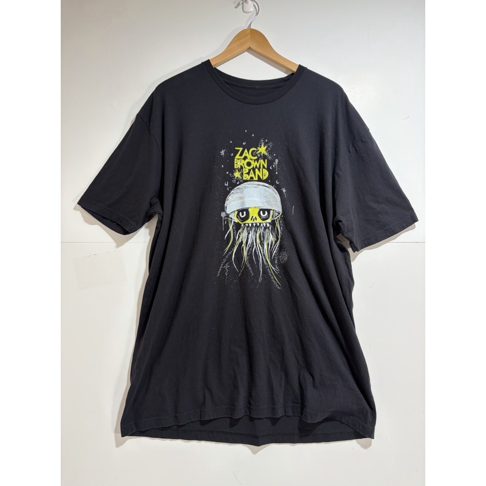 ZAC BROWN BAND - BLACK XL SHORT SLEEVE T-SHIRT JELLY FISH